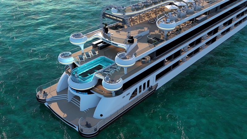 Du thuyền Luna 5 sao thăm vịnh Hạ Long trong ngày 1 ngày lớn nhất Vịnh Du thuyền Luna 5 sao thăm vịnh Hạ Long trong ngày 1 ngày lớn nhất Vịnh